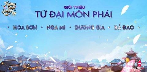 Trường Sinh Quyết VNG công bố tên gọi của tứ đại môn phái ở phiên bản đầu tiên tại Việt Nam