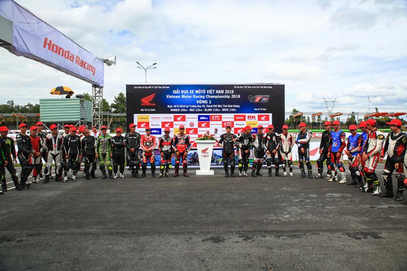 [Vietnam Moto Racing Championship 2018] Tường thuật chặng 1, hạng mục Blade 110cc