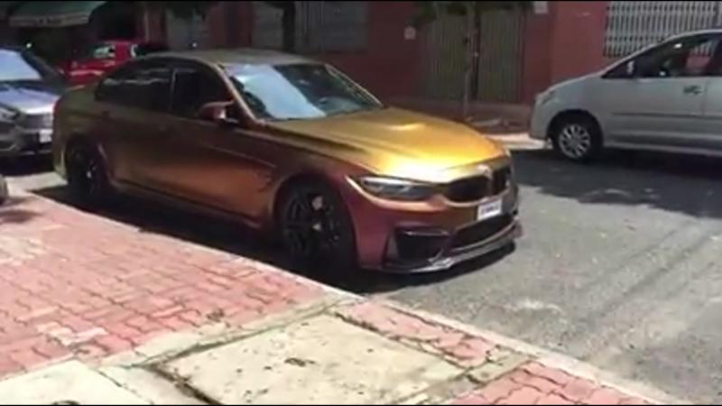BMW M3 của Cường "Đô-la" xuất hiện với ngoại hình "tắc kè hoa"