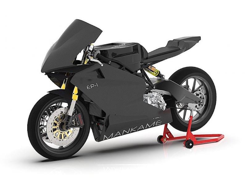 Cận cảnh sportbike chạy điện Ấn Độ Mankame EP-1 đi được 500km/lần sạc