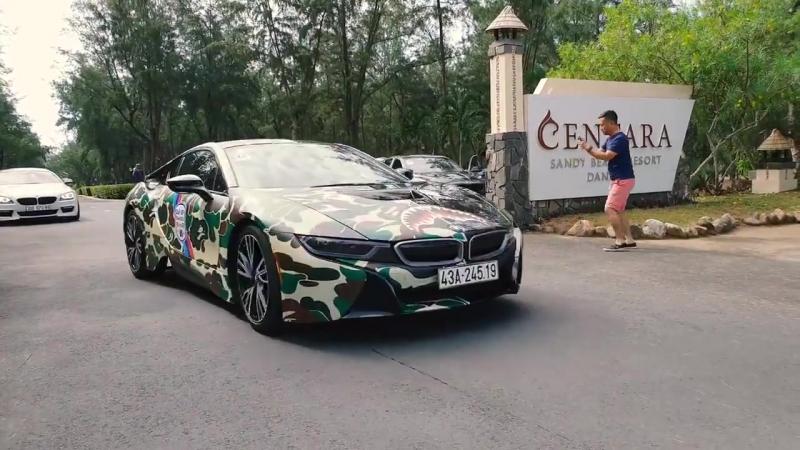 Cặp đôi BMW i8 chủ nhà Đà Nẵng đón đoàn BMW từ Sài thành và Hà Nội đến tụ tập