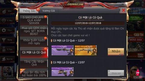 CFL: Đăng nhập là có quà!