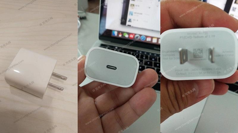 Củ sạc iPhone 2018 xuất hiện hình ảnh thực tế