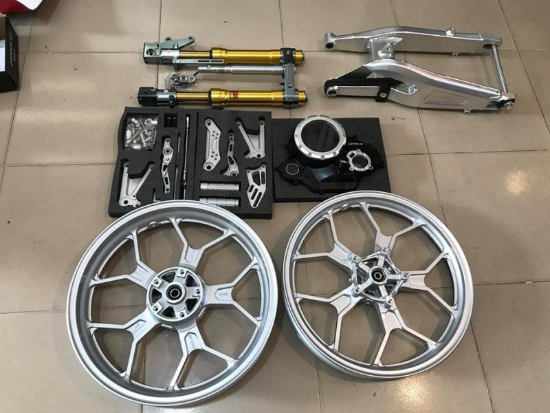 Exciter 150 độ - bộ gắp đôi RZRacing đang hot trên thị trường