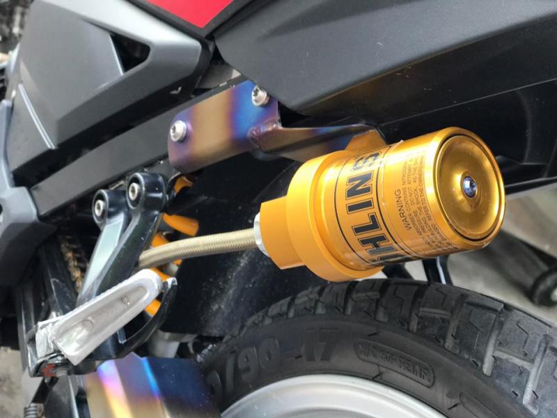Ngắm nhìn Raider 150 độ đầy thú vị với pen đạp Ducati cho phanh sau