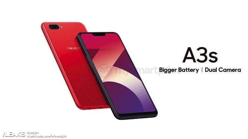 Lộ diện thông số kỹ thuật và hình ảnh báo chí của OPPO A3s