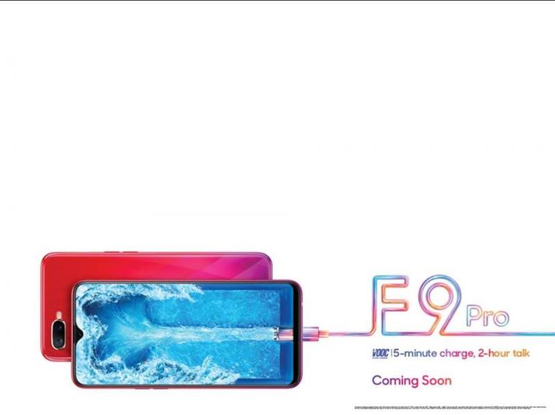 OPPO F9 Pro sẽ màn hình gần như không viền ở hai cạnh, tích hợp sạc nhanh VOOC