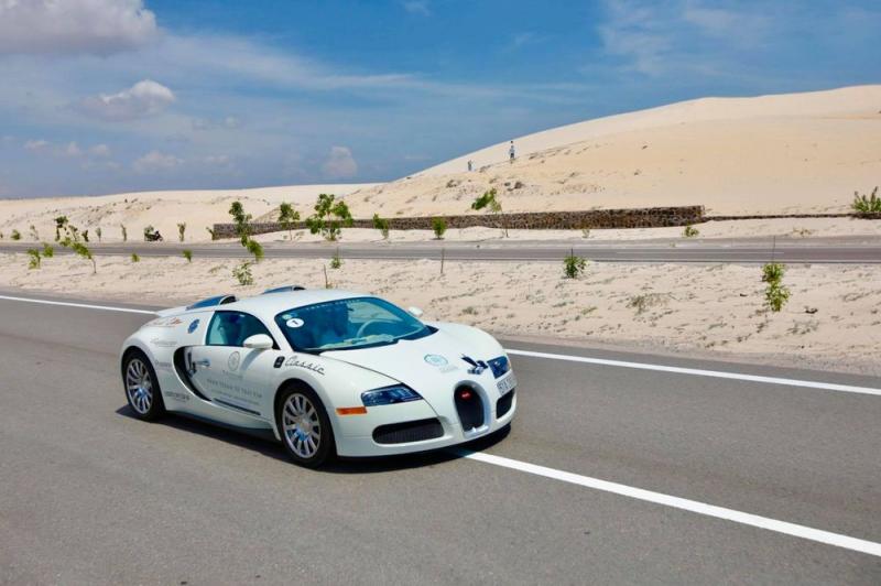 Bugatti Veyron liệu có tự tin hoàn thành hành trình xuyên Việt suôn sẻ?