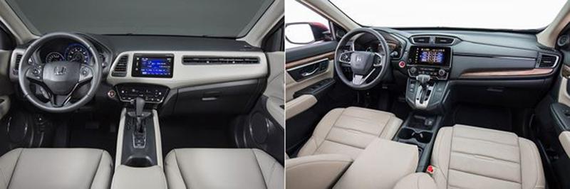 Honda HR-V và Honda CR-V có những điểm gì giống và khác nhau