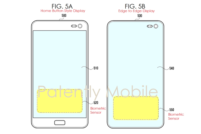 Bằng sáng chế cảm biến vân tay trong màn hình của Samsung có thể là Galaxy S10