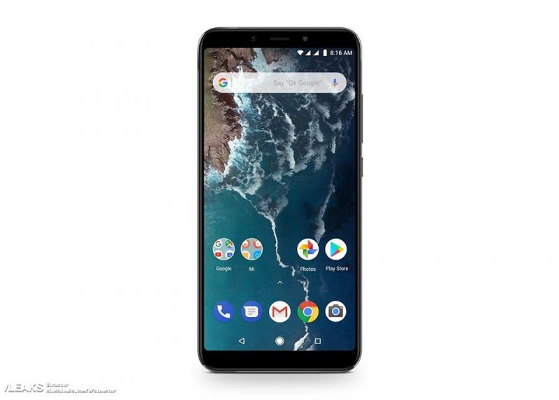 Rò rỉ hình ảnh render đẹp mắt kèm cấu hình chi tiết của Xiaomi Mi A2