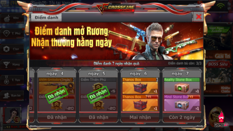 [CFL] Thay đổi phần quà điểm danh đăng nhập hấp dẫn hơn