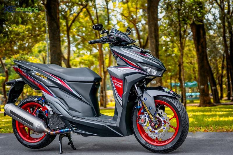 Honda Vario 150 đời 2018 độ hầm hố và nổi bật với nhiều đồ chơi giá trị