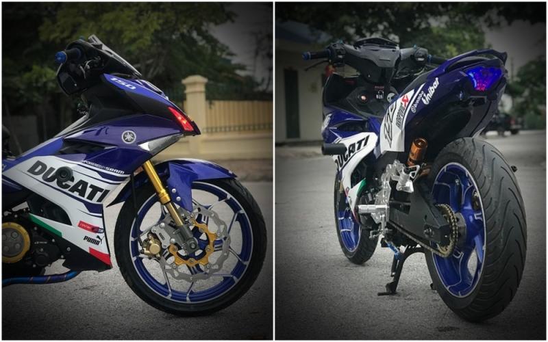 Exciter 150 độ thông nhãn người xem với mặt nạ trang bị con mắt bí ẩn