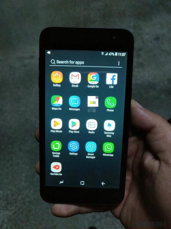 Rò rỉ hình ảnh rõ nét smartphone Android Go của Samsung
