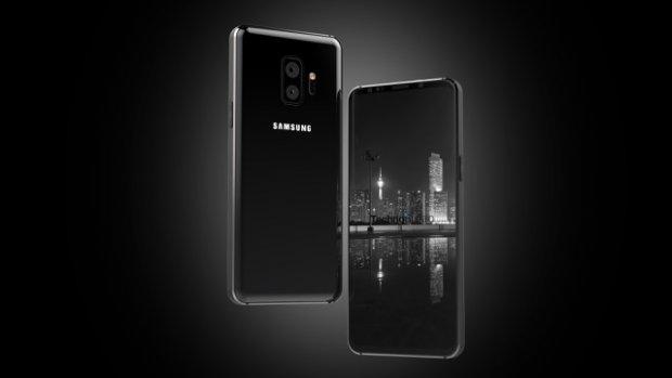 Samsung Galaxy S10 nam tính với sườn máy phẳng và quyến rũ nhờ viền màn hình tối giản