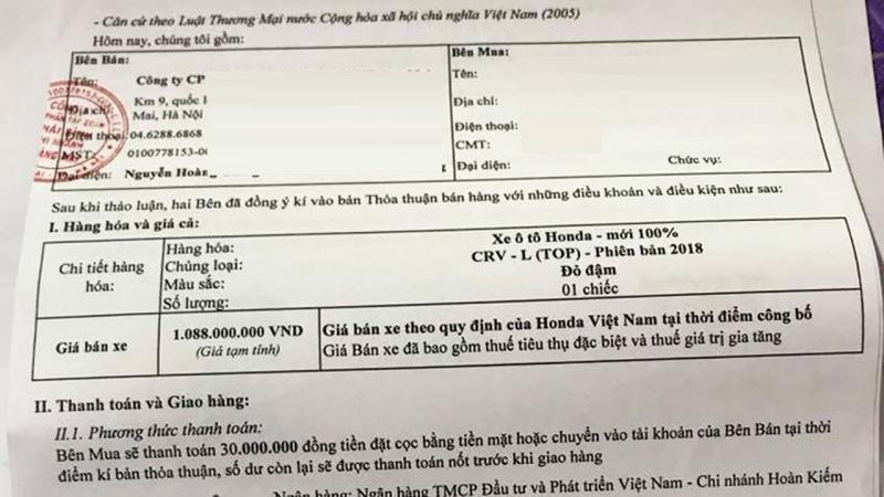 Người mua đã đặt cọc, đại lý không có xe giao thì “xử” thế nào?