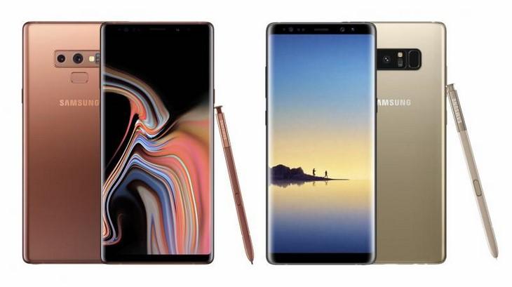 So sánh 2 siêu phẩm Galaxy Note 9 và Note 8 xem có gì khác nhau
