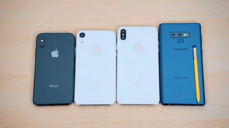 Galaxy Note 9 hay mô hình iPhone 2018 có thiết kế nổi bật hơn?