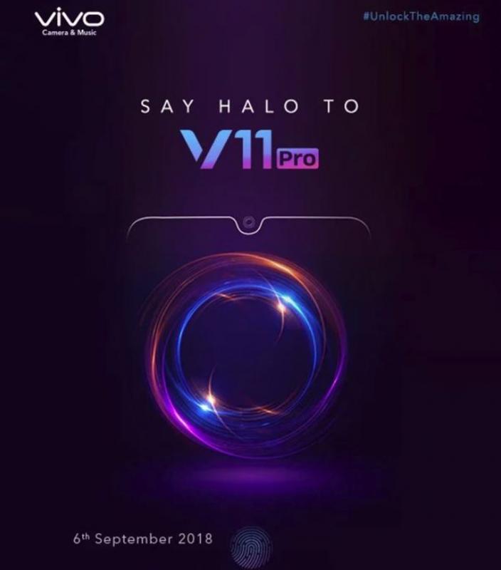 Vivo gửi thư mời sự kiện ra mắt V11 Pro vào ngày 6/9 tới đây