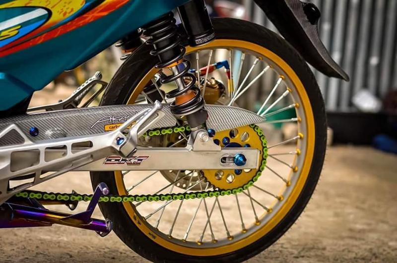 Wave 125 độ hệ thống trợ lực tay lái siêu độc của dân chơi Thái
