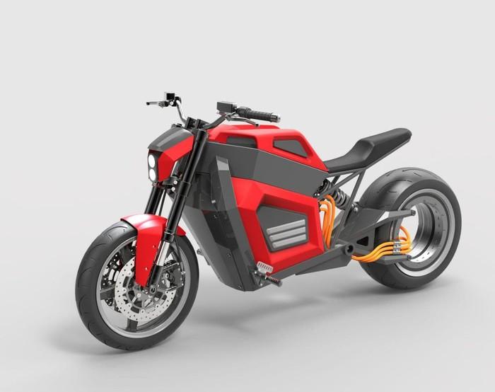 RMK E2 – môtô điện không trục bánh sau với vận tốc tối đa 160 km/h