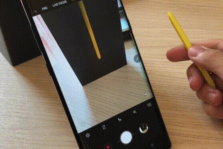 Bút S-Pen trên Galaxy Note 9 điều khiển từ xa có tác dụng gì thú vị?