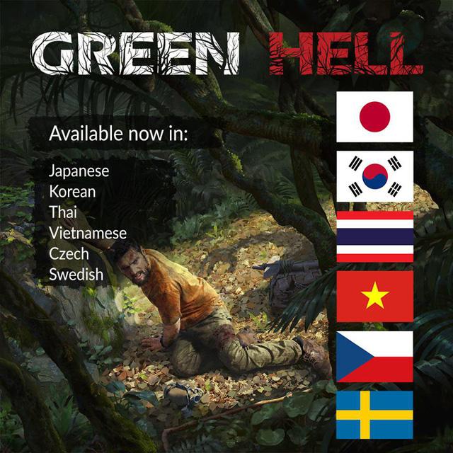 Game sinh tồn cực hot “Green Hell” chính thức được cập nhật 100% Tiếng Việt