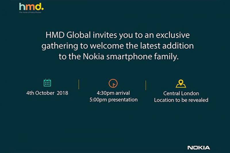 HMD chính thức gửi giấy mời sự kiện diễn ra vào ngày 4/10, có thể ra mắt Nokia 7.1 Plus