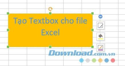 Hướng dẫn cách chèn và xoá Textbox trong file Excel 6
