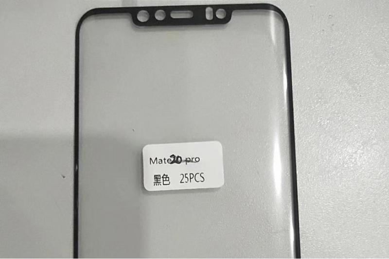 Rò rỉ mặt kính bảo vệ của Mate 20 Pro, xác nhận nhiều chi tiết thiết kế