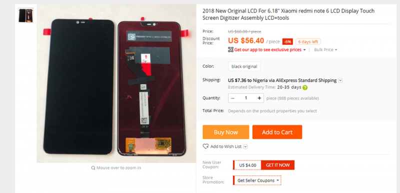 Xiaomi Redmi Note 6 bất ngờ lộ diện với màn hình tai thỏ