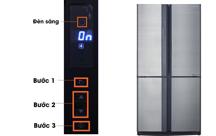 cách sử dụng tủ lạnh sharp