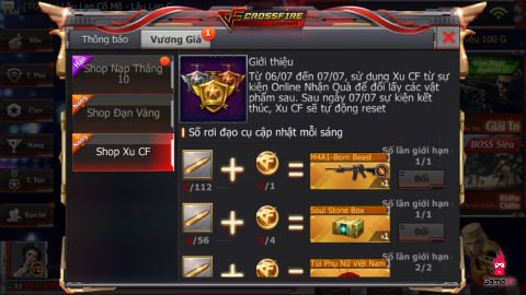 [CFL] Shop xu CF trở lại với M4A1-Born Beast