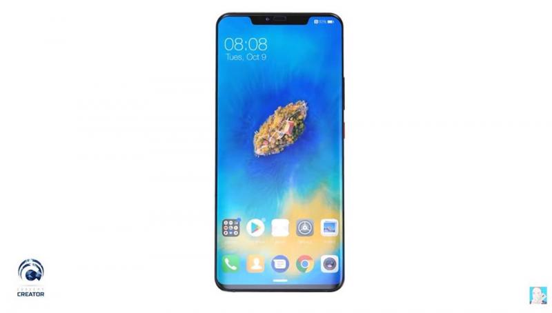 Lộ diện video về Huawei Mate 20 Pro với thiết kế ấn tượng