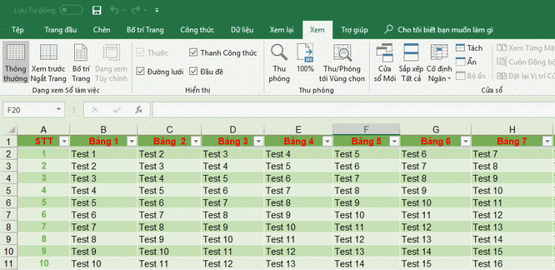 Hướng dẫn cách cố định hàng và cột trong Excel [HOT]