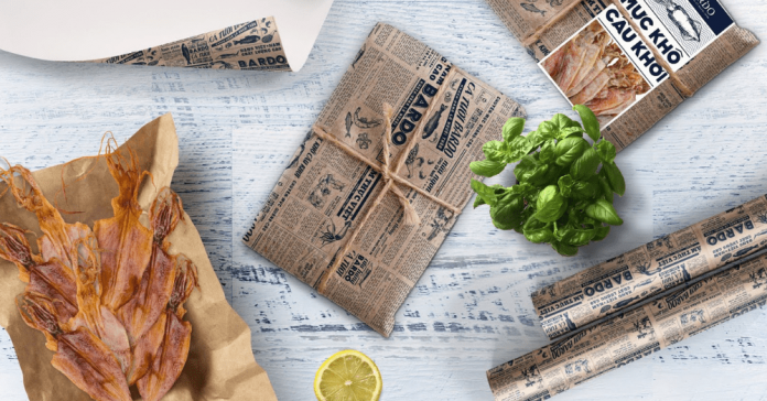 Mực khô Bardo khoác lên mình bao bì vintage cực chất