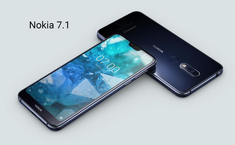 Nokia 7.1 ra mắt: Android One mượt mà, màn hình HDR, camera kép