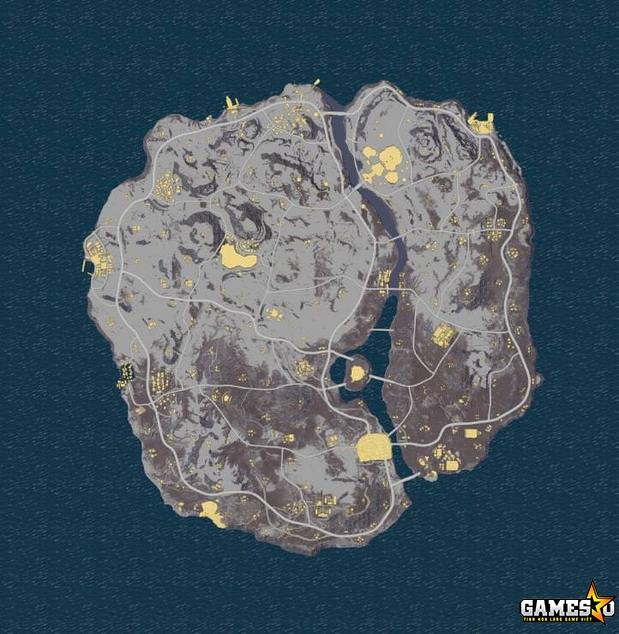 PUBG: Map tuyết mới có sân bay vũ trụ, dòng sông băng và cả một tòa lâu đài khổng lồ
