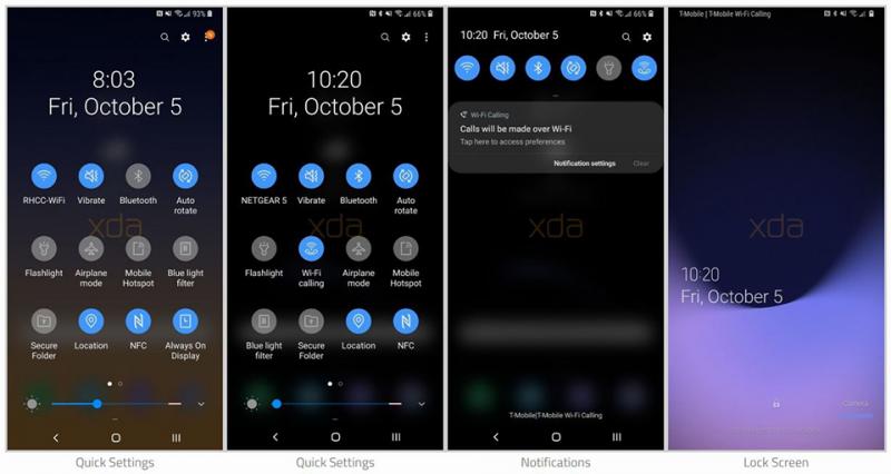 Rò rỉ hình ảnh Galaxy Note 9 chạy Android 9 Pie, hé lộ giao diện người dùng Experience 10 mới
