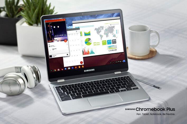 Samsung ra mắt Chromebook Plus V2: Vừa là laptop thực thụ, vừa là máy tính bảng [HOT]
