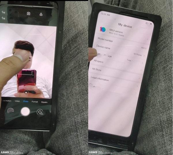 Hé lộ rất nhiều hình ảnh thực tế của Mi Mix 3 trước giờ ra mắt