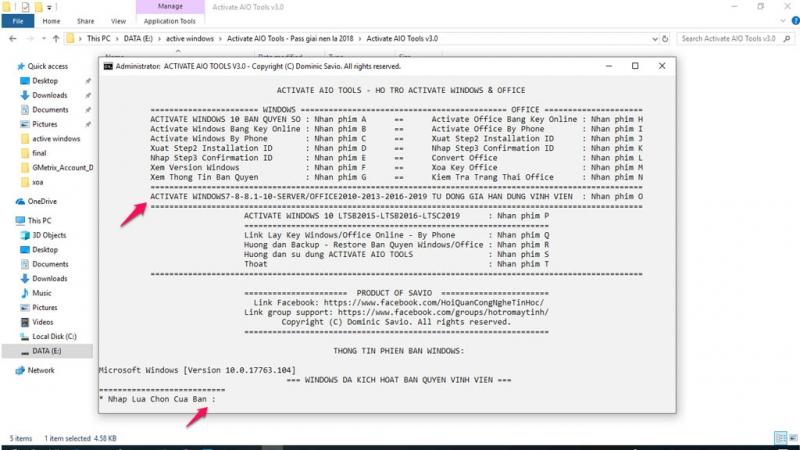 Activate AIO Tools - Hỗ trợ kích hoạt bản quyền Windows 10 và toàn bộ phiên  bản Office hiện nay