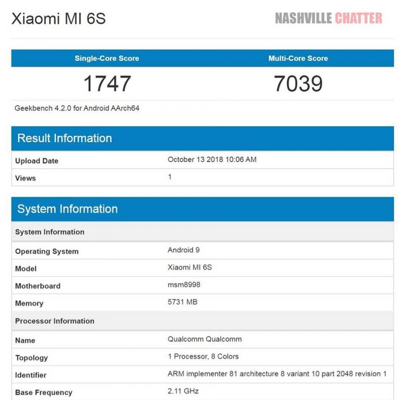 Xiaomi lên tiếng bác bỏ tin đồn Mi 6S sử dụng chip Snapdragon 835