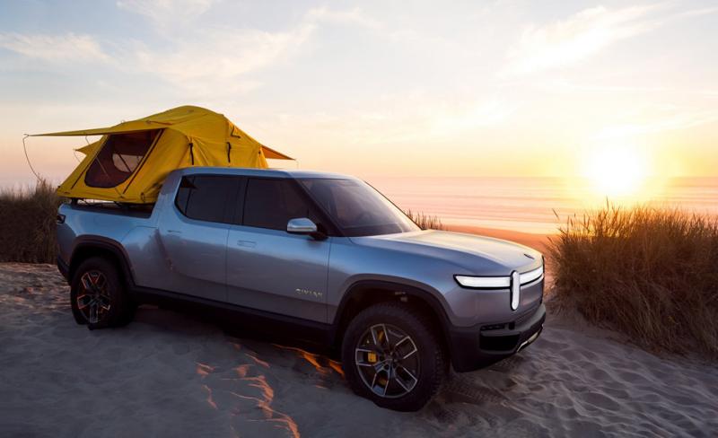 Rivian R1T: Siêu bán tải điện với tổng công suất gần 800 mã lực và mô-men xoắn 14.000 Nm