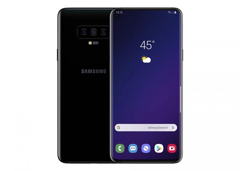 Ngắm Galaxy S10 với màn hình vô cực và chỉ có một lỗ nhỏ dành cho camera trước