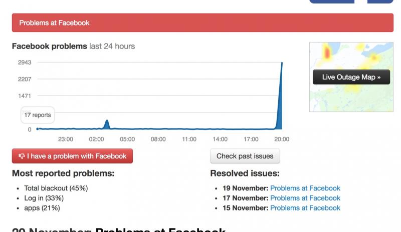 Facebook chỉ hiện lên một màu trắng phau, News Feed và Messenger đều không hoạt động