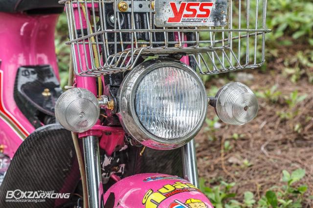 Honda Chaly độ: siêu nhân hồng được nâng cấp động cơ siêu mạnh