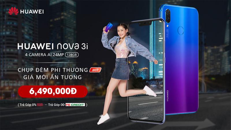 Huawei bổ sung chế độ chụp ảnh ban đêm cho Nova 3/3i