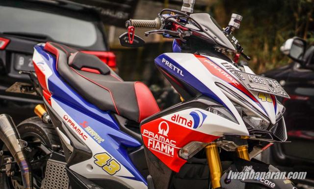 Cận cảnh NVX 155 độ hầm hố chỉ với 45 triệu đồng Việt nam